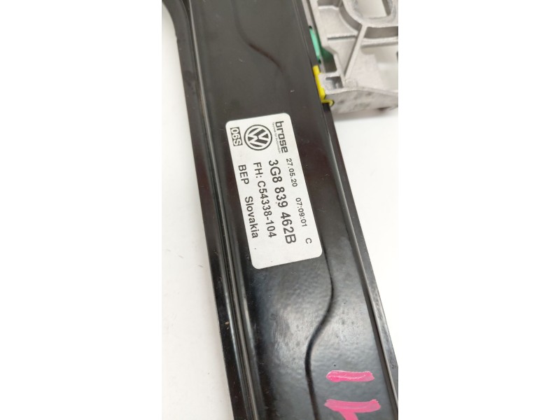 Recambio de elevalunas trasero derecho para volkswagen arteon (3h7, 3h8) 2.0 tdi referencia OEM IAM 3G8839462B  
							