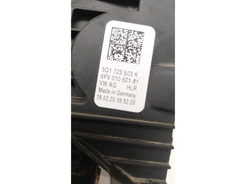 Recambio de pedal acelerador para volkswagen arteon (3h7, 3h8) 2.0 tdi referencia OEM IAM 5Q1723503K  