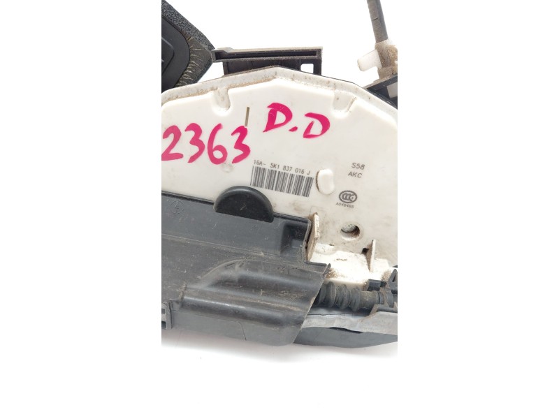 Recambio de cerradura puerta delantera derecha para volkswagen polo v (6r1, 6c1) 1.4 tdi referencia OEM IAM 5K1837016J  
							