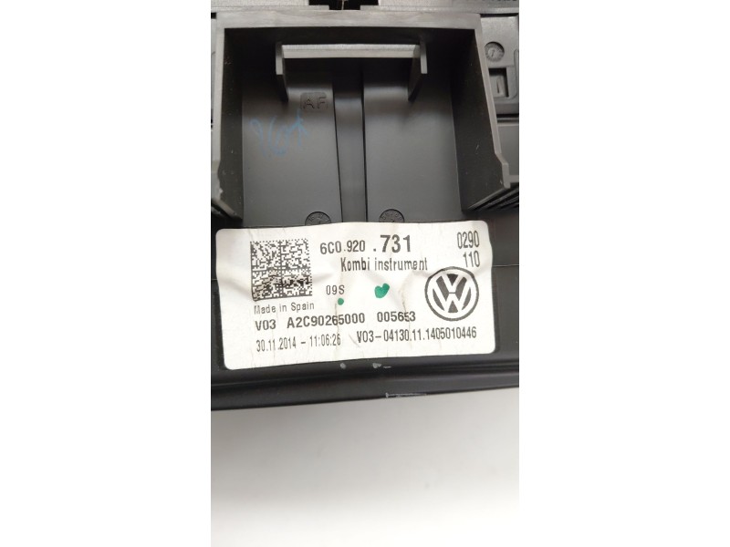 Recambio de cuadro instrumentos para volkswagen polo v (6r1, 6c1) 1.4 tdi referencia OEM IAM 6C0920731  
							