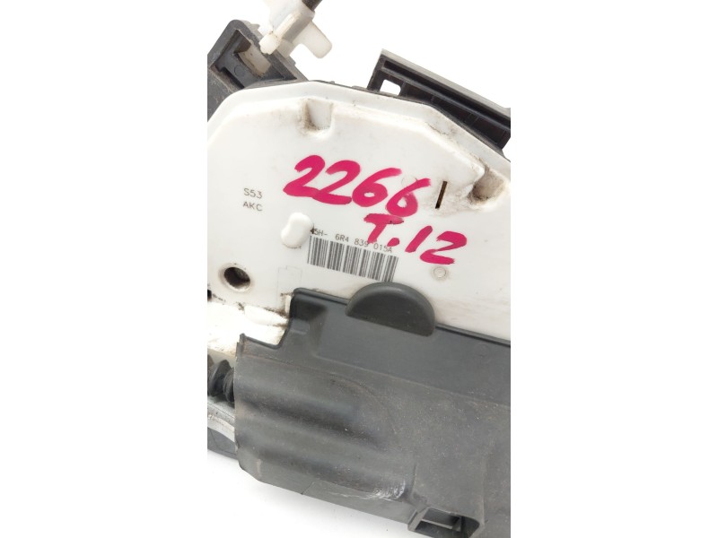 Recambio de cerradura puerta trasera izquierda para volkswagen polo v (6r1, 6c1) 1.4 tdi referencia OEM IAM 6R4839015A  