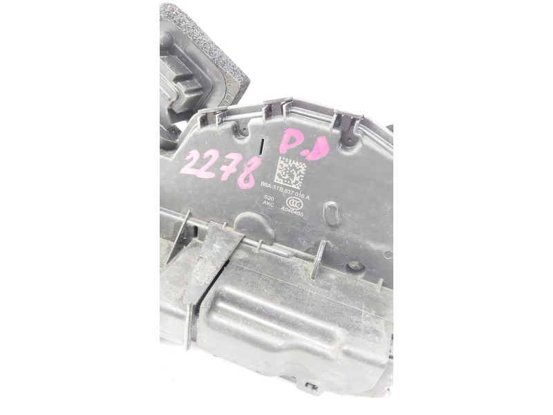 Recambio de cerradura puerta delantera derecha para skoda superb iii (3v3) 2.0 tdi referencia OEM IAM 5TB837016A  