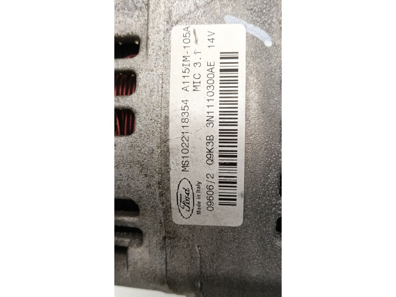 Recambio de alternador para ford focus ii (da_, hcp, dp) 1.6 referencia OEM IAM MS1022118354 3N1110300AE 