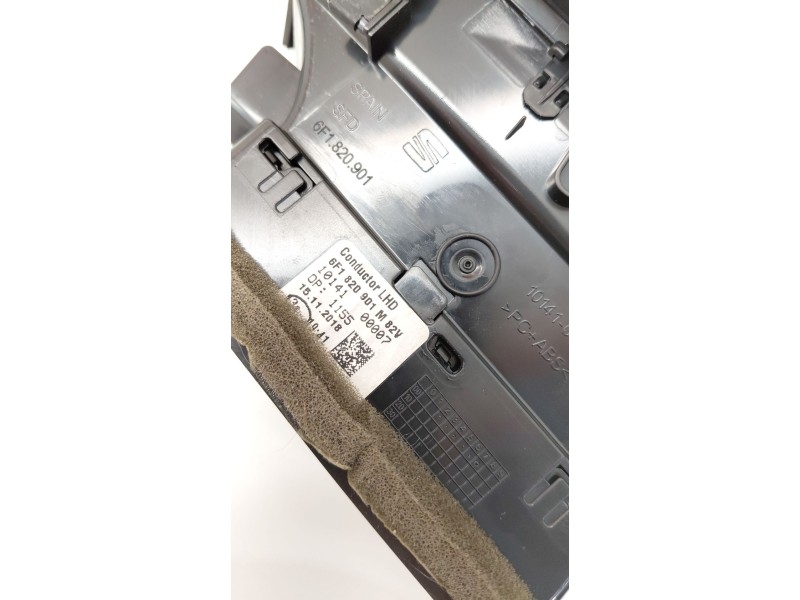 Recambio de rejilla aireadora para seat ibiza v (kj1, kjg) 1.0 mpi referencia OEM IAM 6F1820901M  