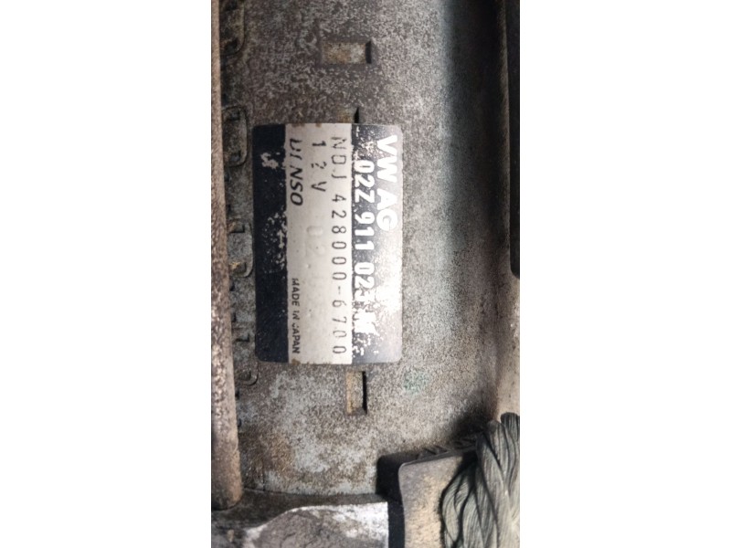 Recambio de motor arranque para seat ibiza iv sc (6j1, 6p5) 1.2 tdi referencia OEM IAM 02Z911023M  