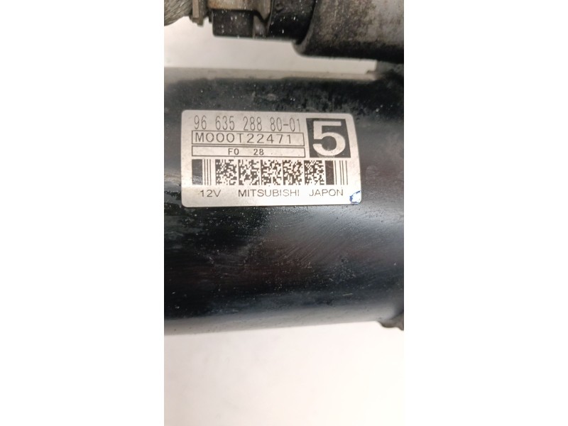 Recambio de motor arranque para peugeot 5008 (0u_, 0e_) 1.6 hdi referencia OEM IAM 9663528880  
							