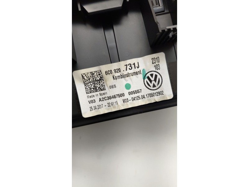 Recambio de cuadro instrumentos para volkswagen polo v (6r1, 6c1) 1.4 tdi referencia OEM IAM 6C0920731J  
							