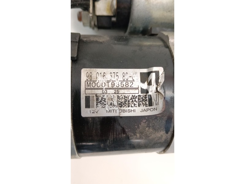 Recambio de motor arranque para citroën c4 ii (nc_) 1.6 hdi 90 referencia OEM IAM 9801667580  