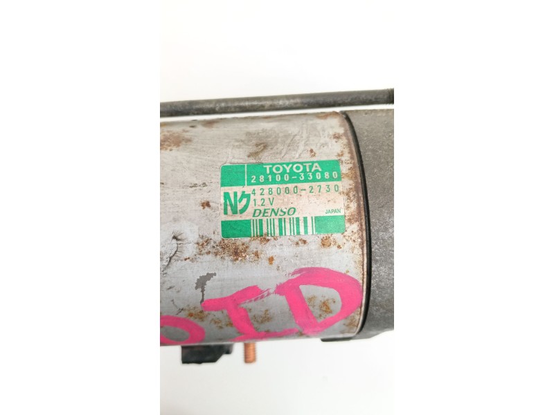 Recambio de motor arranque para toyota auris (_e15_) 1.4 d-4d (nde150_) referencia OEM IAM 4280002730  
							