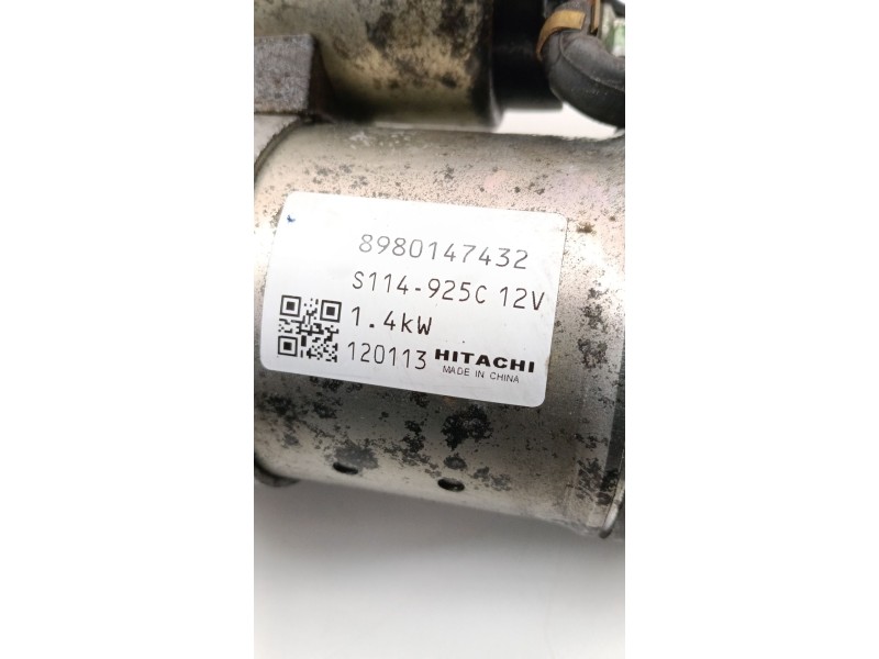 Recambio de motor arranque para opel meriva b monospace (s10) 1.7 cdti (75) referencia OEM IAM S114925C12V 8980147432 
