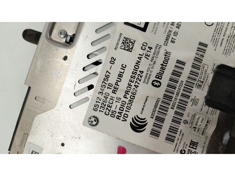 Recambio de sistema audio / radio cd para mini mini countryman (r60) one d referencia OEM IAM 6512345756702  
