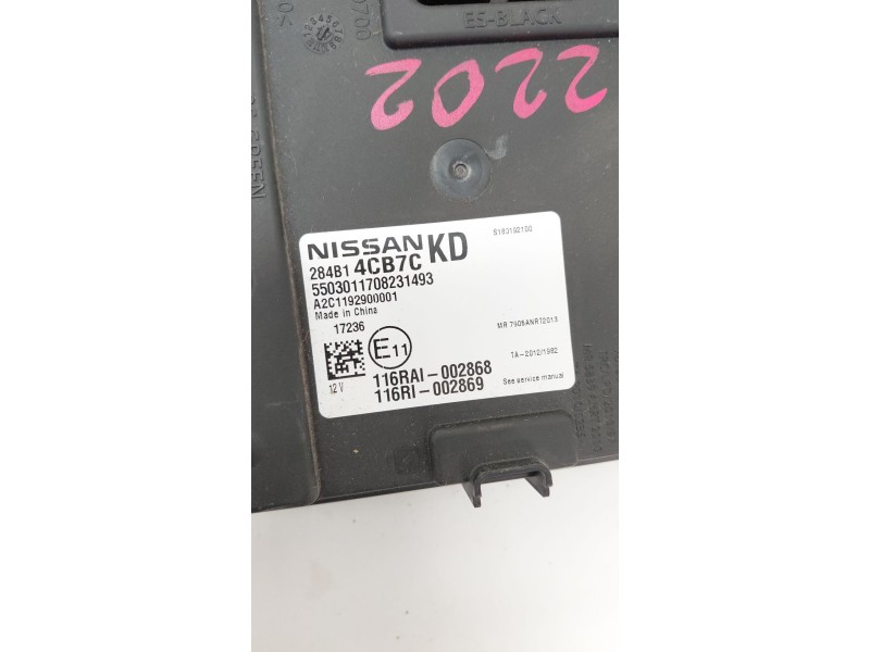 Recambio de modulo electronico para nissan x-trail iii (t32_, t32r, t32rr) 1.6 dci (t32) referencia OEM IAM 284B14CB7C  
							