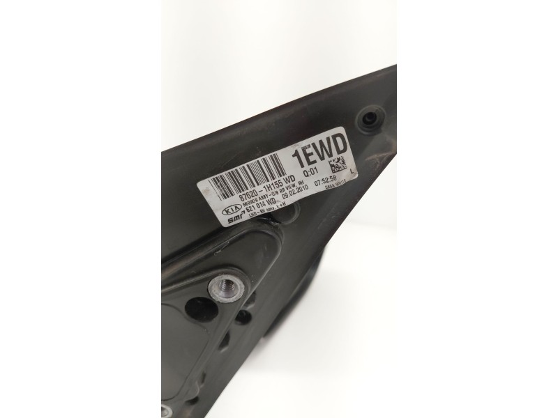 Recambio de retrovisor derecho para kia cee´d 1.6 crdi cat referencia OEM IAM 876201H155  
							