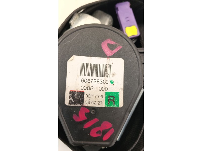 Recambio de cinturon seguridad delantero derecho para audi q7 (4lb) 4.2 tdi quattro referencia OEM IAM 606728300  