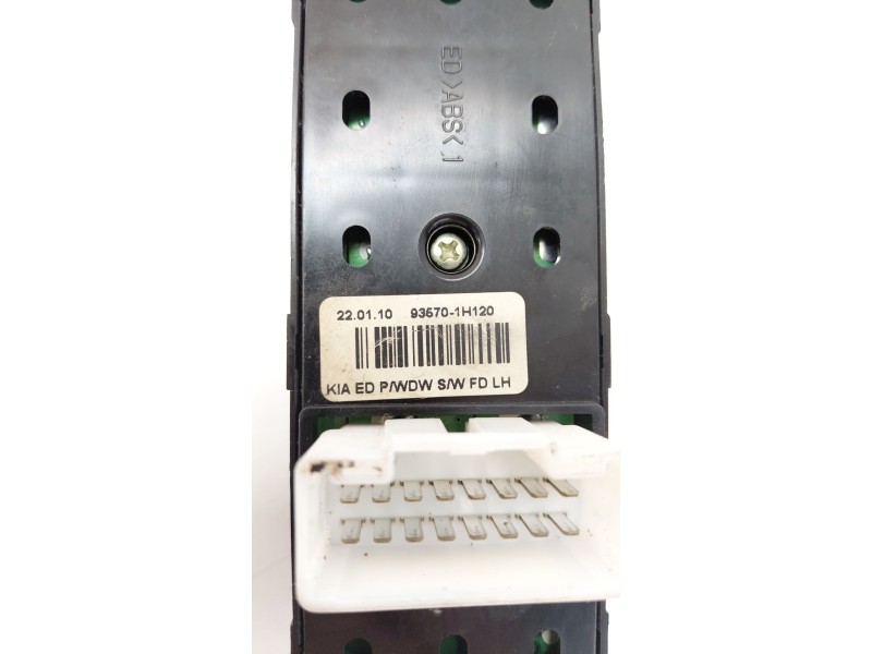 Recambio de mando elevalunas delantero izquierdo para kia cee´d 1.6 crdi cat referencia OEM IAM 935701H120  
							