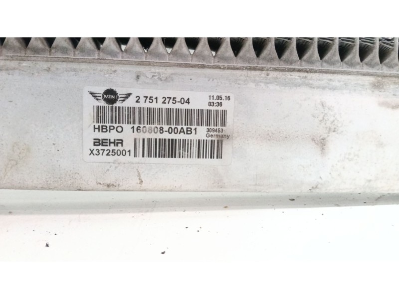 Recambio de radiador agua para mini mini countryman (r60) one d referencia OEM IAM 275127504  
							