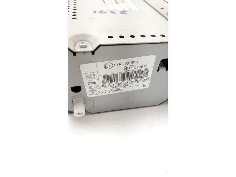 Recambio de sistema audio / radio cd para ford focus iii sedán 1.0 ecoboost referencia OEM IAM CM5T18C815GK  