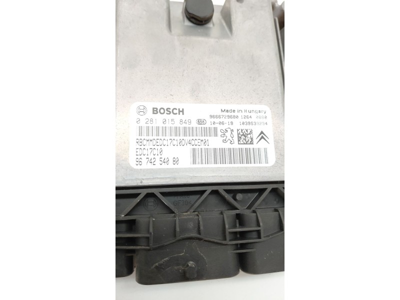 Recambio de centralita motor uce para peugeot 207/207+ (wa_, wc_) 1.4 hdi referencia OEM IAM 9666729680  