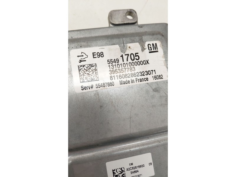 Recambio de centralita motor uce para opel astra k (b16) 1.6 cdti (68) referencia OEM IAM 55491705  