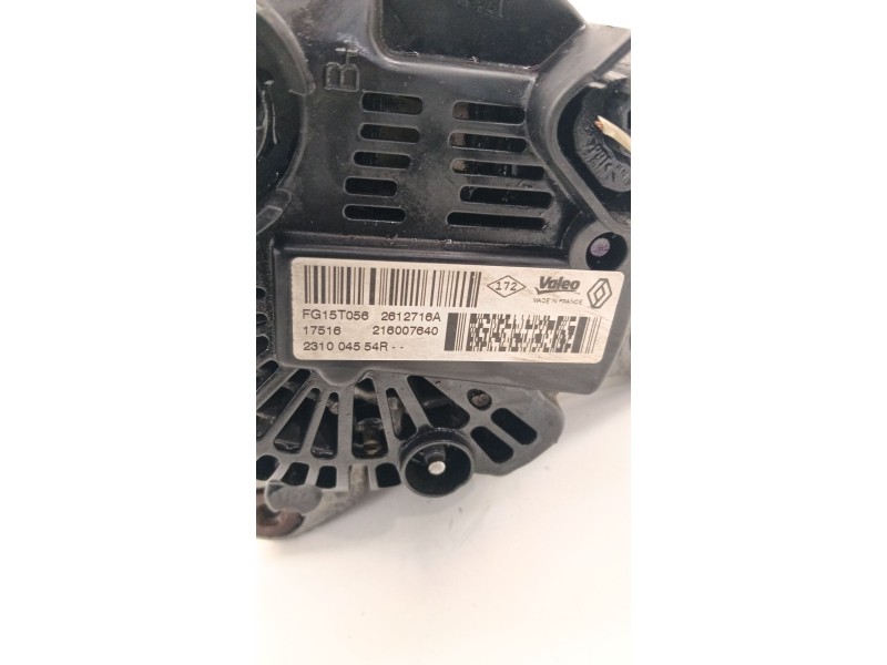 Recambio de alternador para renault scénic iii (jz0/1_) 1.5 dci (jz02, jz0r) referencia OEM IAM 231004554R  
							