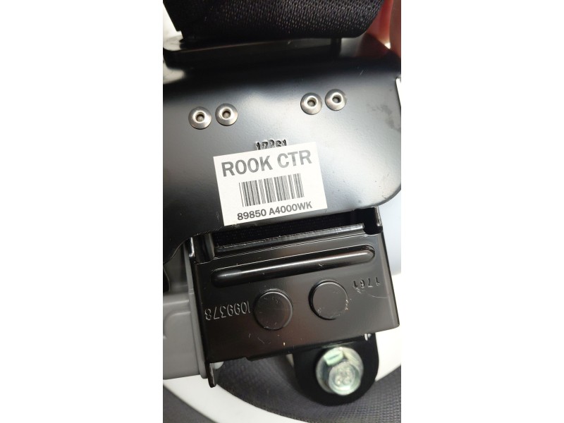Recambio de cinturon seguridad trasero central para kia carens iv 1.7 crdi referencia OEM IAM 89850A4000WK  
							