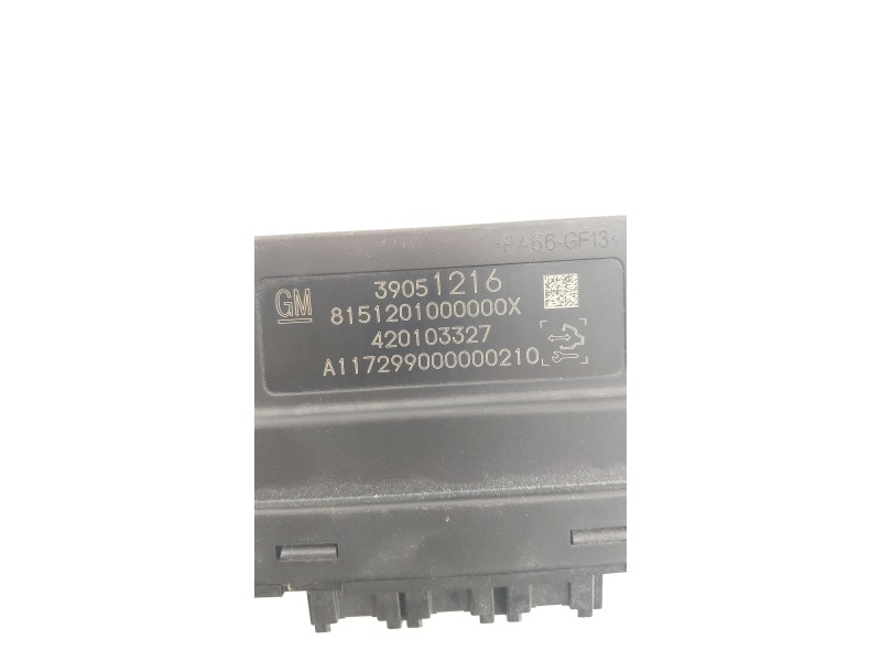 Recambio de modulo electronico para opel astra k (b16) 1.6 cdti (68) referencia OEM IAM 39051216  
							
