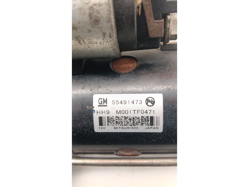 Recambio de motor arranque para opel astra k (b16) 1.6 cdti (68) referencia OEM IAM 55491473  
							