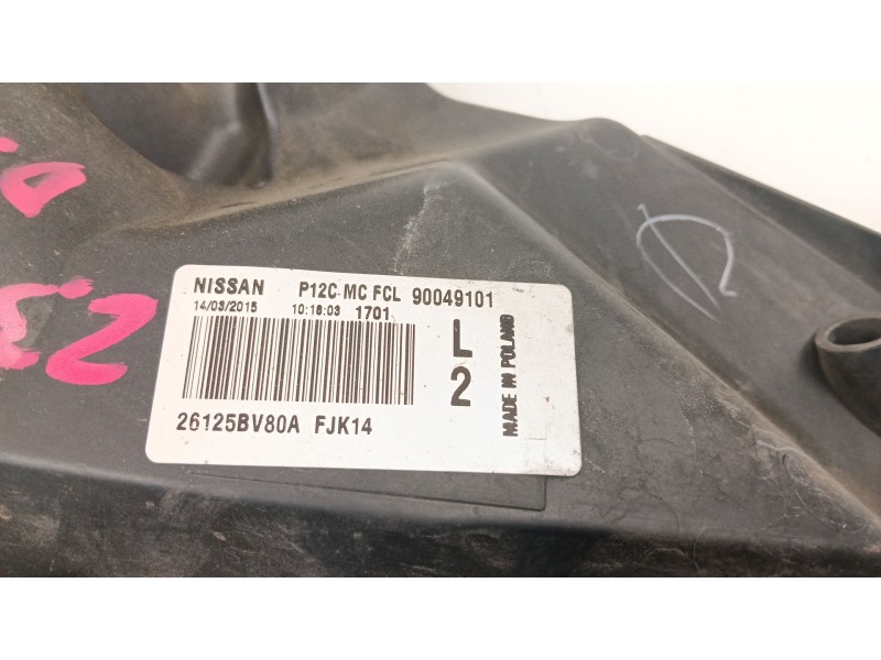 Recambio de faro izquierdo para nissan juke (f15) 1.2 dig-t referencia OEM IAM 26125BV80A  