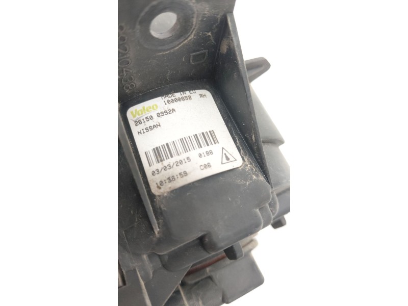 Recambio de faro antiniebla derecho para nissan juke (f15) 1.2 dig-t referencia OEM IAM 261508992A  
							