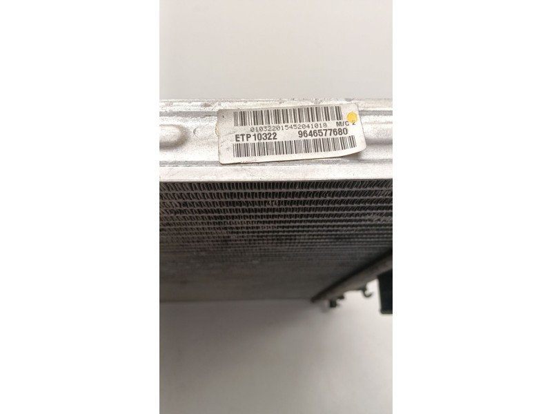 Recambio de radiador agua para peugeot 307 sw (3h) 1.6 hdi 110 referencia OEM IAM 9646577680  