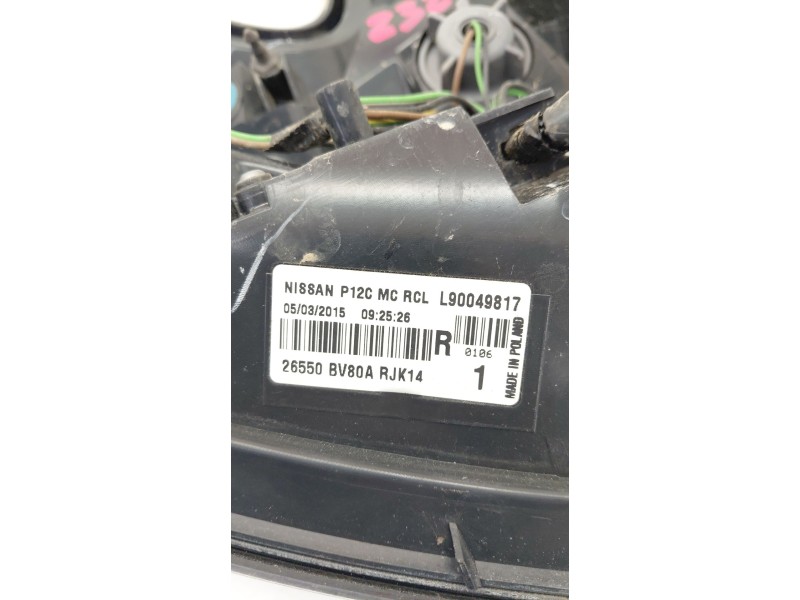 Recambio de piloto trasero derecho para nissan juke (f15) 1.2 dig-t referencia OEM IAM   