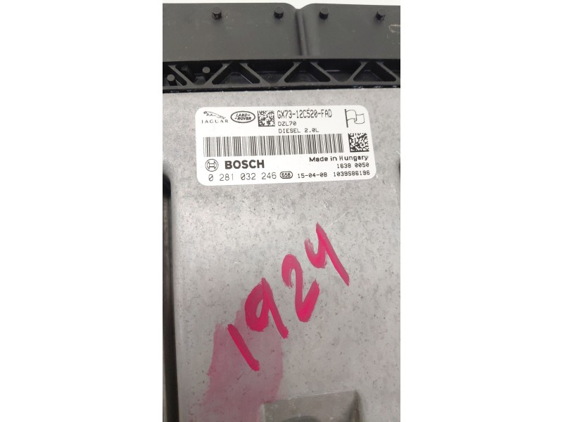 Recambio de centralita motor uce para jaguar xe (x760) 2.0 d referencia OEM IAM GX7312C520FAD  