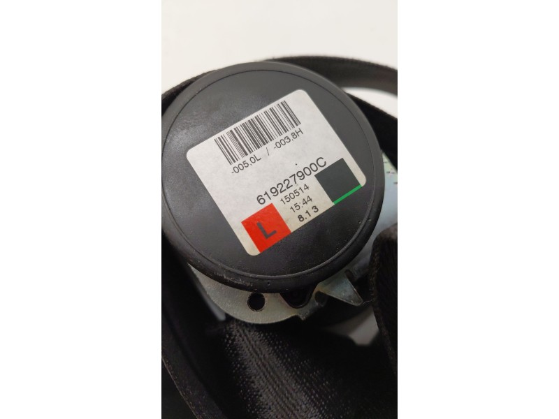 Recambio de cinturon seguridad trasero izquierdo para opel zafira tourer 1.6 cdti dpf ecoflex s&s 136 cv referencia OEM IAM 6192