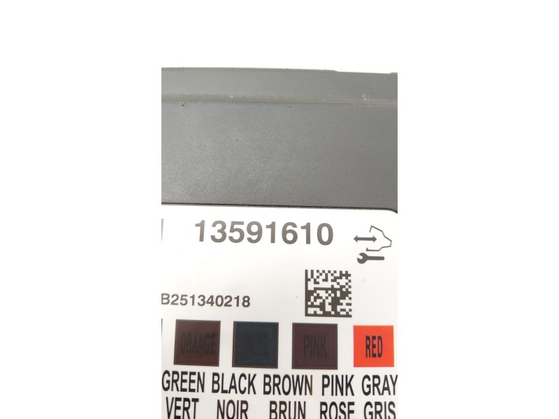 Recambio de modulo electronico para opel zafira tourer 1.6 cdti dpf ecoflex s&s 136 cv referencia OEM IAM 13591610  