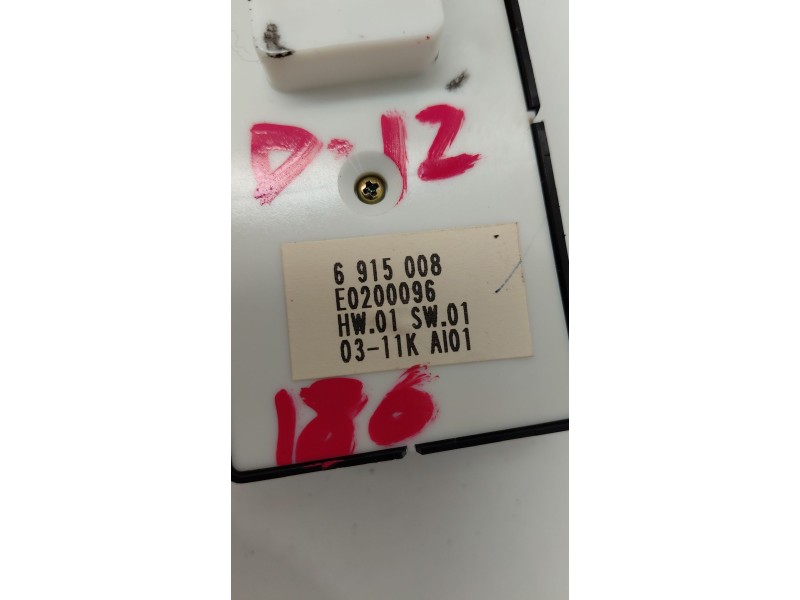 Recambio de mando elevalunas delantero izquierdo para bmw serie 7 (e65/e66) 730d referencia OEM IAM 6915008  