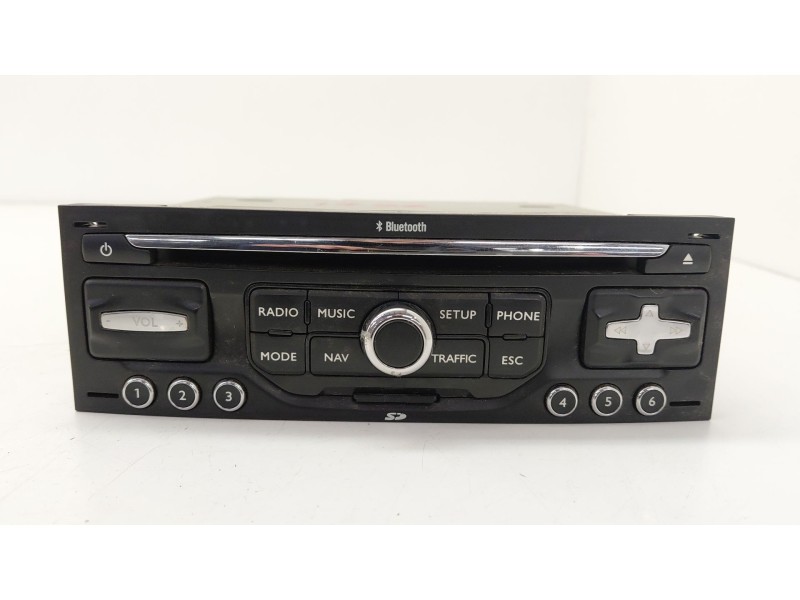 Recambio de sistema audio / radio cd para peugeot 3008 i monospace (0u_) 1.6 hdi referencia OEM IAM 96751717XT  
							