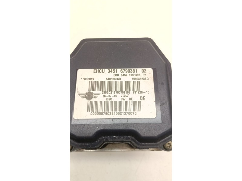 Recambio de abs para mini mini (r56) one referencia OEM IAM 34516790381  
							