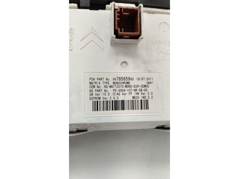 Recambio de cuadro instrumentos para peugeot 508 i (8d_) 1.6 hdi referencia OEM IAM 9800420280  
							