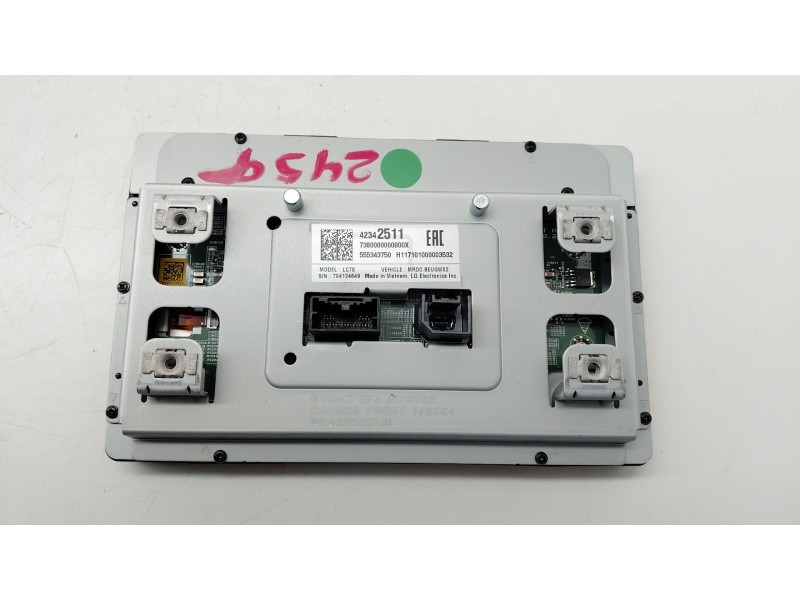 Recambio de pantalla multifuncion para opel astra k (b16) 1.6 cdti (68) referencia OEM IAM 555343750  