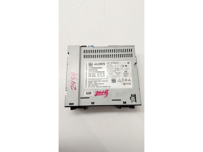 Recambio de sistema audio / radio cd para opel astra k (b16) 1.6 cdti (68) referencia OEM IAM 42532870  