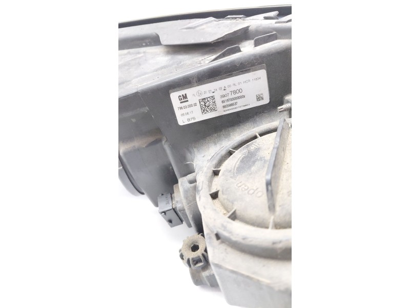 Recambio de faro izquierdo para opel astra k (b16) 1.6 cdti (68) referencia OEM IAM 39077800  