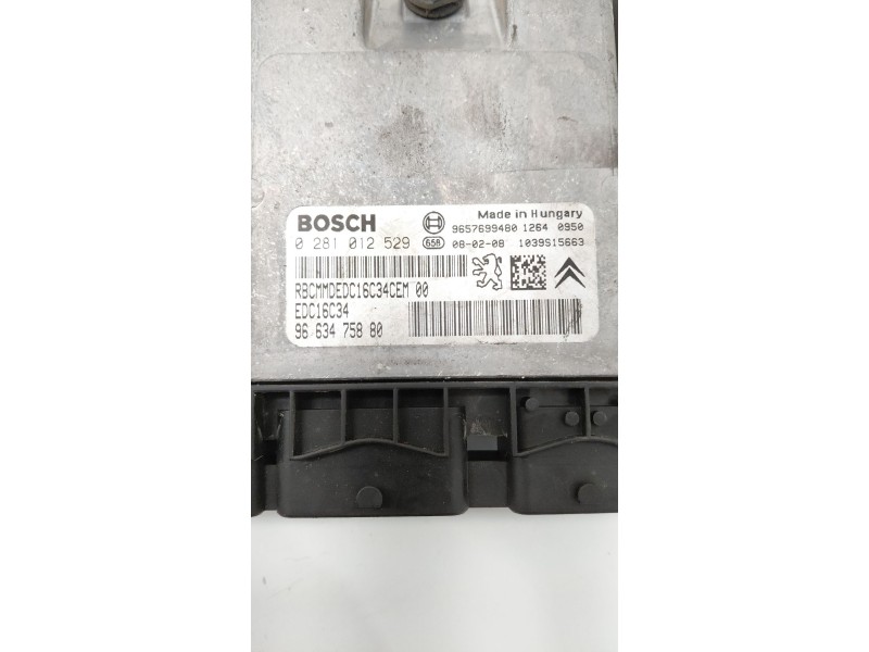 Recambio de centralita motor uce para peugeot 207/207+ (wa_, wc_) 1.4 hdi referencia OEM IAM 9663475880  
							