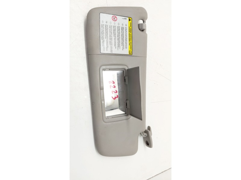 Recambio de parasol derecho para opel meriva b monospace (s10) 1.7 cdti (75) referencia OEM IAM   
							