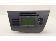 Recambio de sistema audio / radio cd para seat leon (1p1) 1.9 tdi referencia OEM IAM 1P1035186B  