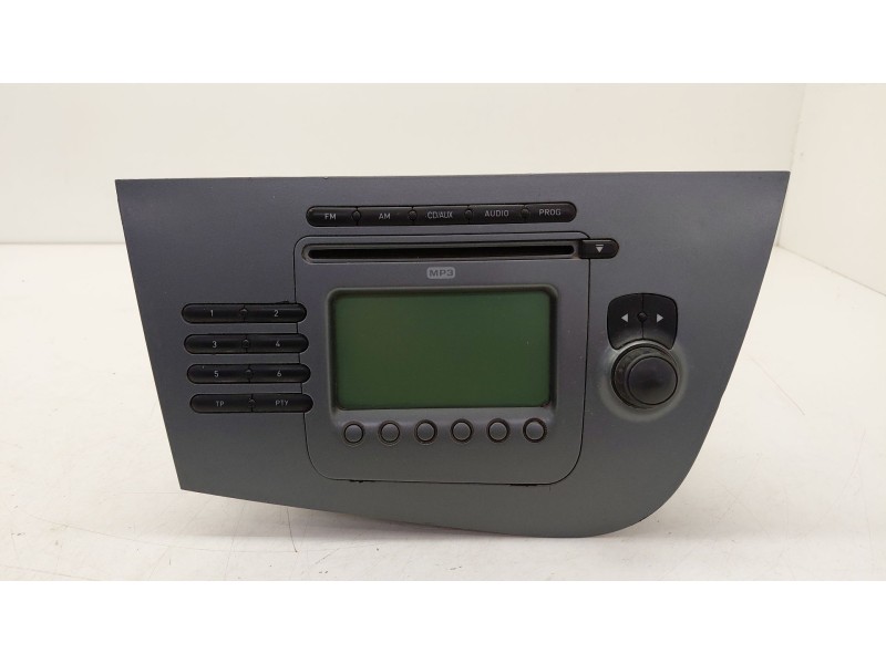 Recambio de sistema audio / radio cd para seat leon (1p1) 1.9 tdi referencia OEM IAM 1P1035186B  