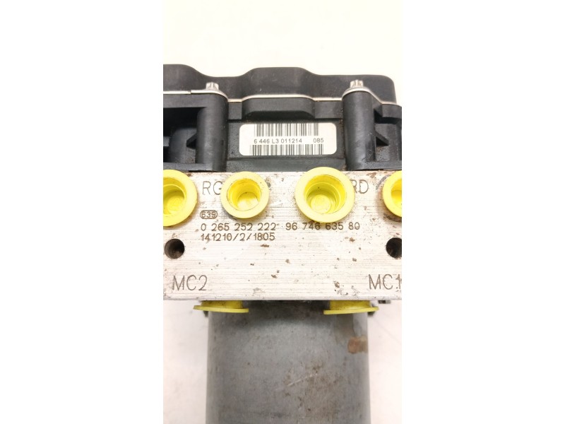 Recambio de abs para citroën berlingo multispace (b9) 1.6 hdi 90 referencia OEM IAM 9674663580 0265252222 
							