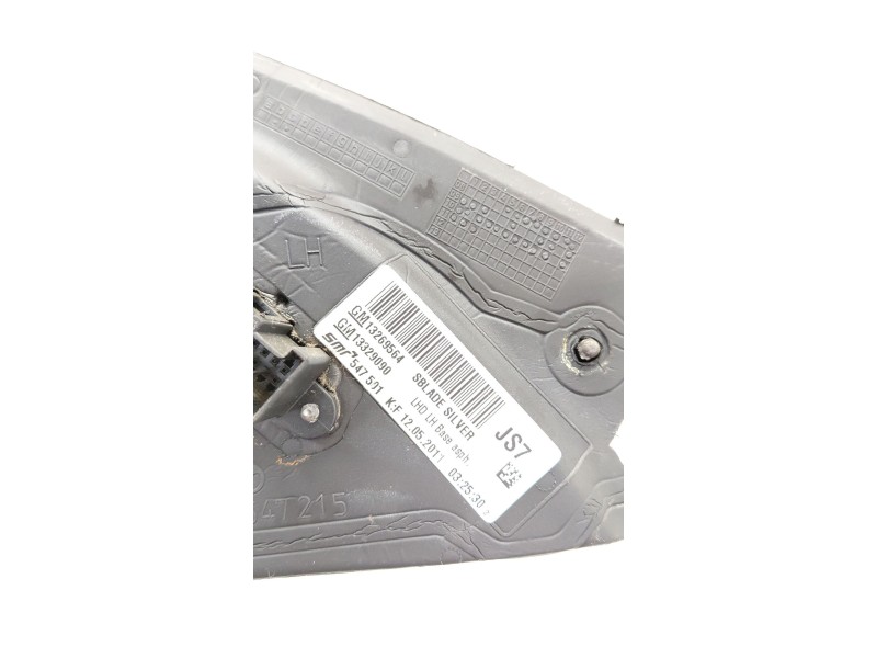 Recambio de retrovisor izquierdo para opel insignia a (g09) 2.0 cdti (68) referencia OEM IAM 13269564  
							