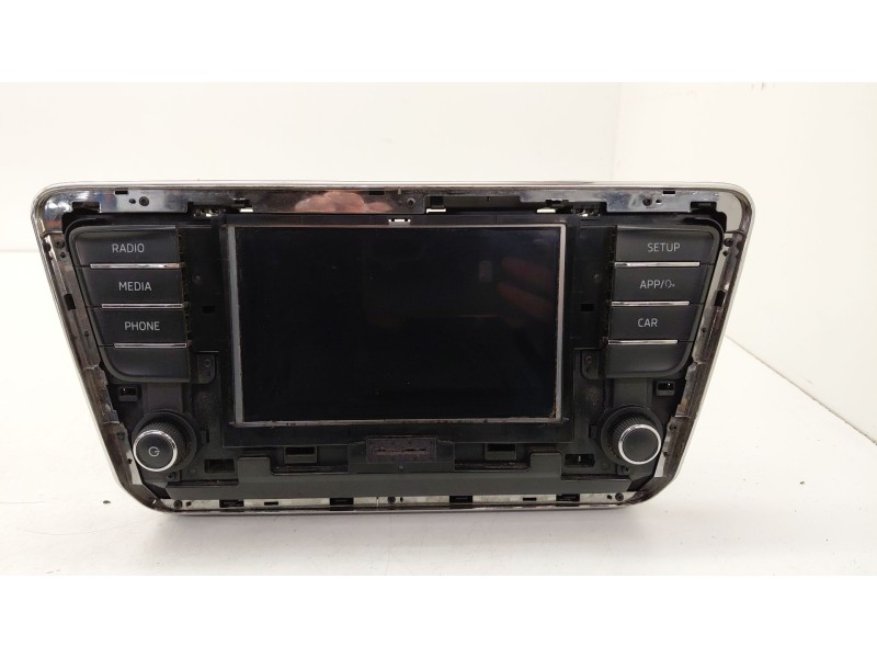 Recambio de pantalla multifuncion para skoda superb iii (3v3) 2.0 tdi referencia OEM IAM 3V0035871C  