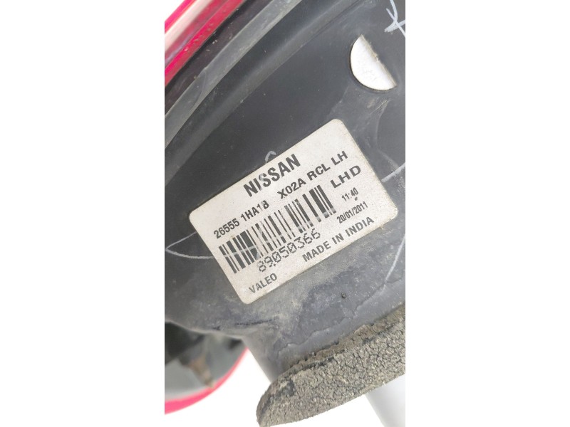 Recambio de piloto trasero izquierdo para nissan micra iv (k13k, k13kk) 1.2 referencia OEM IAM 89050366  
							