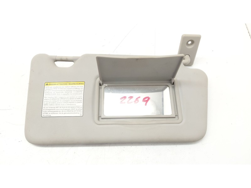 Recambio de parasol derecho para nissan micra iv (k13k, k13kk) 1.2 referencia OEM IAM   